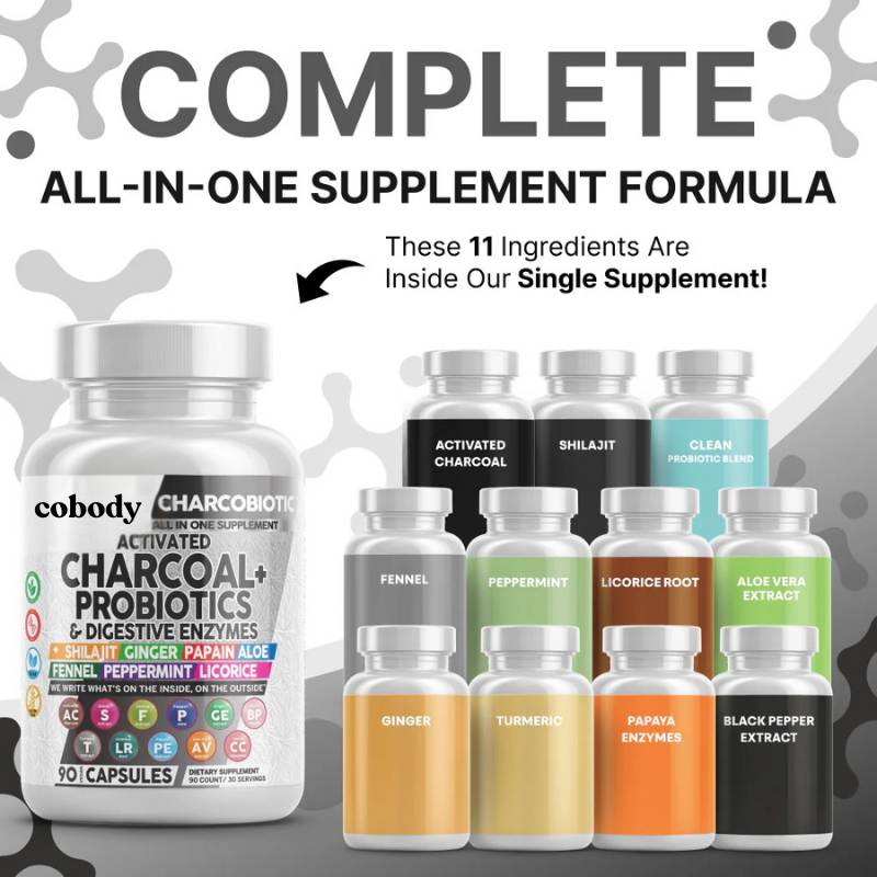 Cobody Activated Charcoal+ Capsules