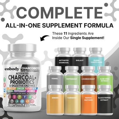 Cobody Activated Charcoal+ Capsules