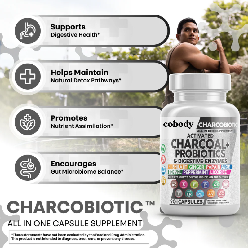 Cobody Activated Charcoal+ Capsules