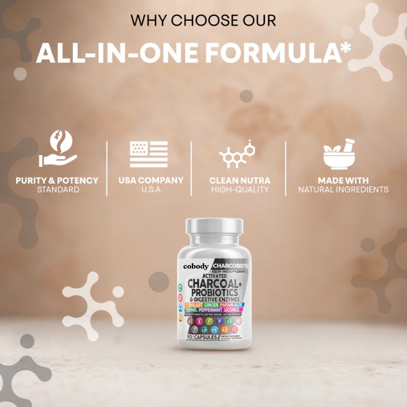 Cobody Activated Charcoal+ Capsules